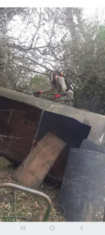 DEPOSE D'UNE CUVE DE 5000 LITRES
