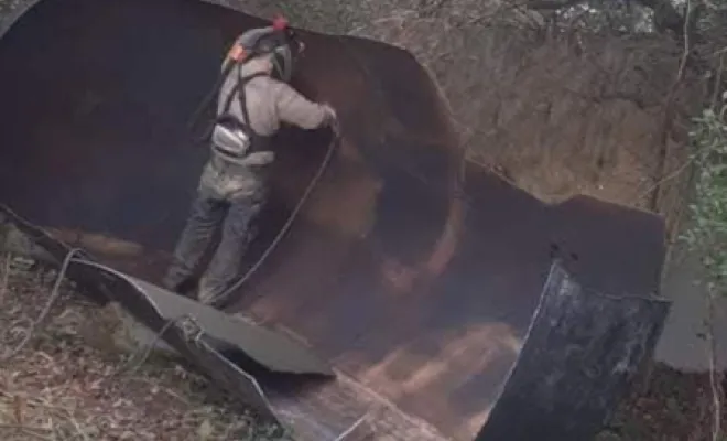 enlèvement d'une cuve à fioul de 5000 litres à ORLEANS 45., Clermont-Ferrand, Cuve Fioul Net